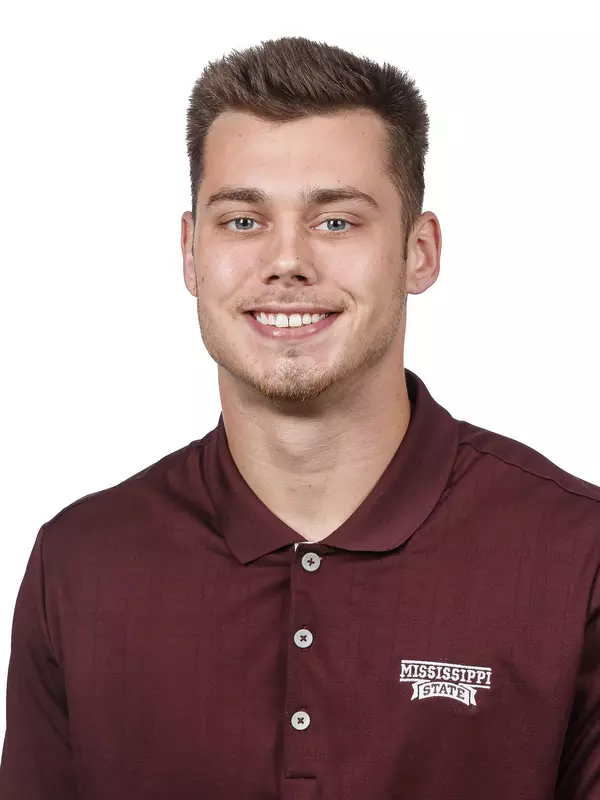 STARKVILLE, MS - June 19, 2019 - Mississippi State Defensive Back Landon Guidry (#35) headshot taken at Mississippi State University in Starkville, MS. Photo By Aaron Cornia
