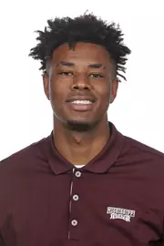 STARKVILLE, MS - June 19, 2019 - Mississippi State Wide Receiver Stephen Guidry (#1) headshot taken at Mississippi State University in Starkville, MS. Photo By Aaron Cornia