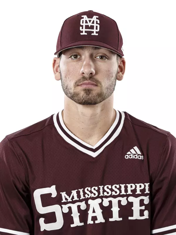 STARKVILLE, MS - January 17, 2019 - Mississippi State Infielder Gunnar Halter (#2) headshot taken at Mississippi State University in Starkville, MS. Photo By Kelly Donoho
