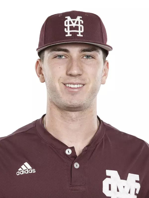 STARKVILLE, MS - November 14, 2017 - Mississippi State Infielder/Pitcher Josh Hatcher (#10) headshot taken at Mississippi State University in Starkville, MS. Photo By Kelly Price