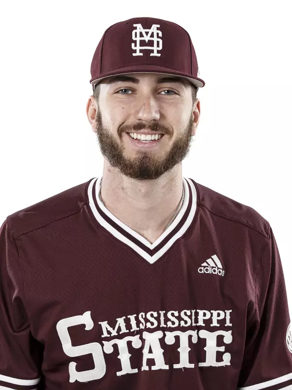 STARKVILLE, MS - January 17, 2019 - Mississippi State Infielder/Outfielder Josh Hatcher (#10) headshot taken at Mississippi State University in Starkville, MS. Photo By Kelly Donoho