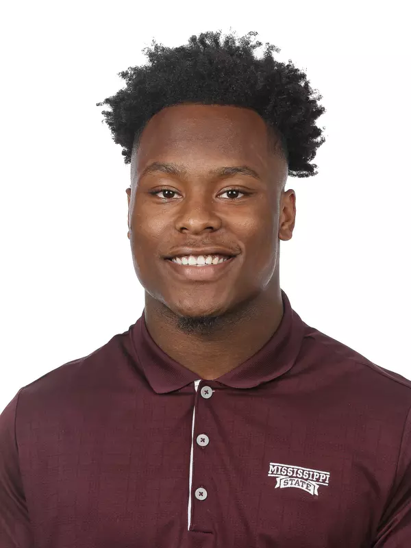 STARKVILLE, MS - June 19, 2019 - Mississippi State Running Back Kylin Hill (#8) headshot taken at Mississippi State University in Starkville, MS. Photo By Aaron Cornia