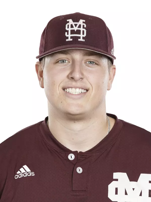 STARKVILLE, MS - November 15, 2017 - Mississippi State Pitcher Keegan James (#18) headshot taken at Mississippi State University in Starkville, MS. Photo By Kelly Price