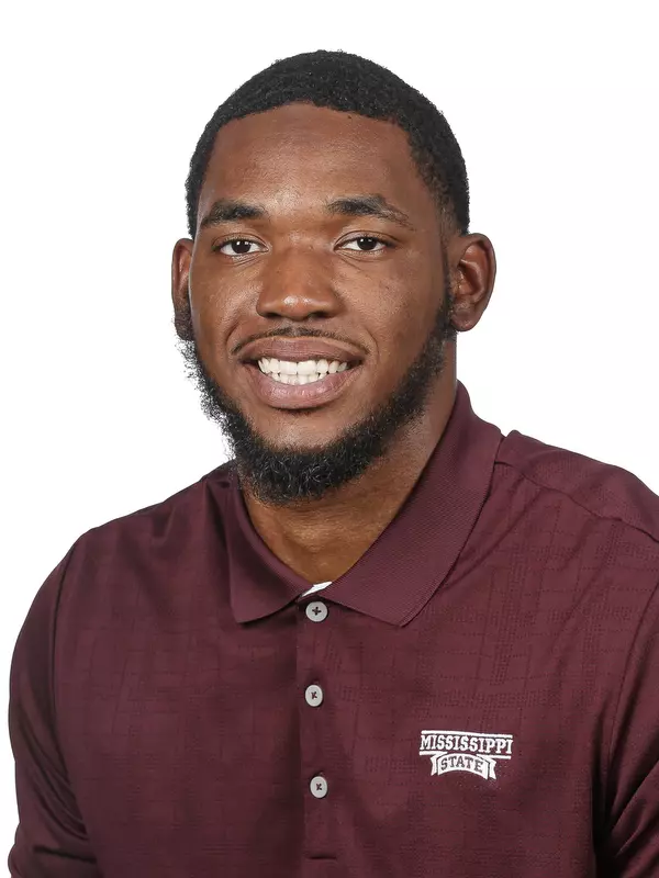 STARKVILLE, MS - June 19, 2019 - Mississippi State Tight End Dontea Jones (#84) headshot taken at Mississippi State University in Starkville, MS. Photo By Aaron Cornia