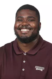 STARKVILLE, MS - June 19, 2019 - Mississippi State Defensive Lineman Kendell Jones (#92) headshot taken at Mississippi State University in Starkville, MS. Photo By Aaron Cornia