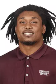 STARKVILLE, MS - June 19, 2019 - Mississippi State Linebacker Sh’mar Kilby-Lane (#30) headshot taken at Mississippi State University in Starkville, MS. Photo By Aaron Cornia