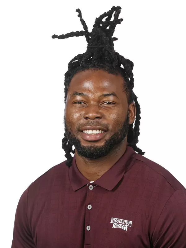 STARKVILLE, MS - June 19, 2019 - Mississippi State Defensive Lineman Izuchukwu King Ani (#4) headshot taken at Mississippi State University in Starkville, MS. Photo By Aaron Cornia