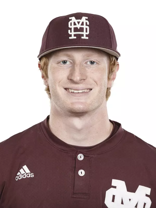 STARKVILLE, MS - November 15, 2017 - Mississippi State Pitcher Jared Liebelt (#19) headshot taken at Mississippi State University in Starkville, MS. Photo By Kelly Price