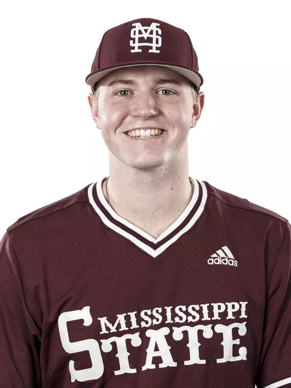 STARKVILLE, MS - January 17, 2019 - Mississippi State Pitcher Christian MacLeod (#28) headshot taken at Mississippi State University in Starkville, MS. Photo By Trevor Birchett