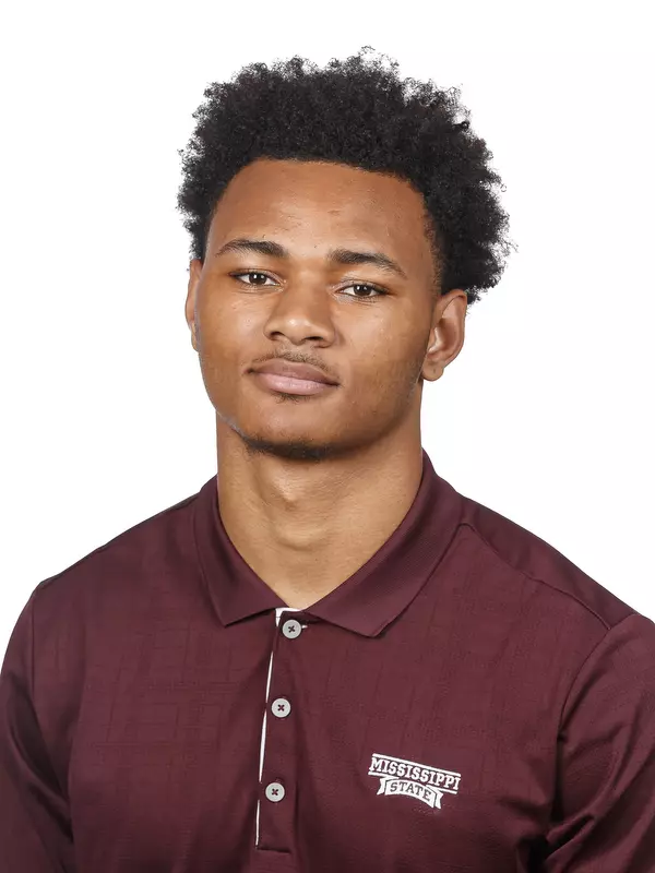 STARKVILLE, MS - June 19, 2019 - Mississippi State Wide Receiver Osirus Mitchell (#5) headshot taken at Mississippi State University in Starkville, MS. Photo By Aaron Cornia