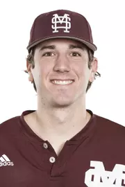 STARKVILLE, MS - November 14, 2017 - Mississippi State Pitcher Zach Neff (#3) headshot taken at Mississippi State University in Starkville, MS. Photo By Kelly Price
