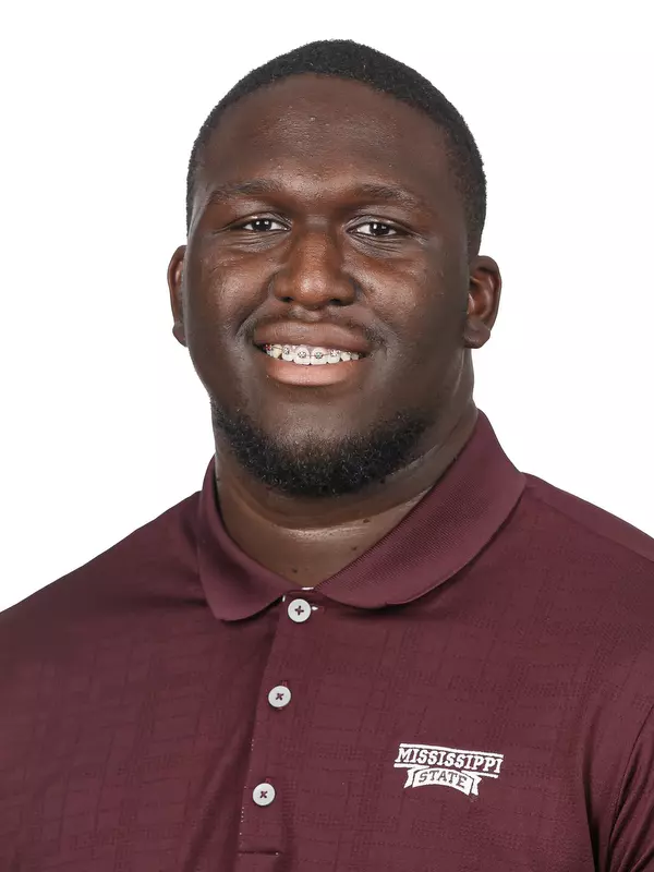 STARKVILLE, MS - June 19, 2019 - Mississippi State Offensive Lineman Dareuan Parker (#56) headshot taken at Mississippi State University in Starkville, MS. Photo By Aaron Cornia