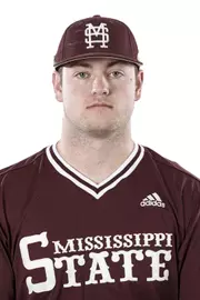 STARKVILLE, MS - January 17, 2019 - Mississippi State Pitcher Spencer Price (#55) headshot taken at Mississippi State University in Starkville, MS. Photo By Kelly Donoho