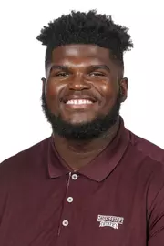 STARKVILLE, MS - June 19, 2019 - Mississippi State Offensive Lineman Stewart Reese (#51) headshot taken at Mississippi State University in Starkville, MS. Photo By Aaron Cornia