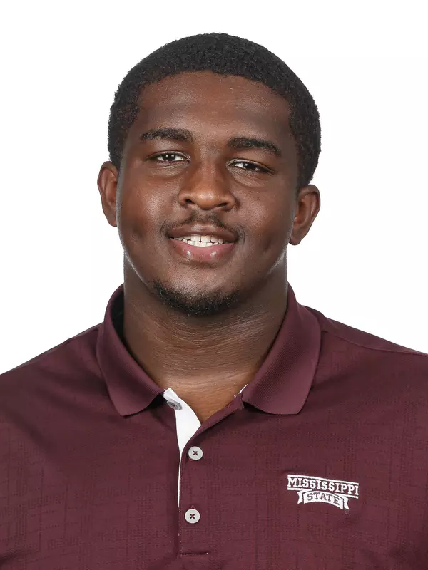 STARKVILLE, MS - June 19, 2019 -Mississippi State Defensive Lineman Devon Robinson (#45) headshot taken at Mississippi State University in Starkville, MS. Photo By Aaron Cornia