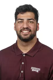 STARKVILLE, MS - June 19, 2019 - Mississippi State Punter Kody Schexnayder (#27) headshot taken at Mississippi State University in Starkville, MS. Photo By Aaron Cornia