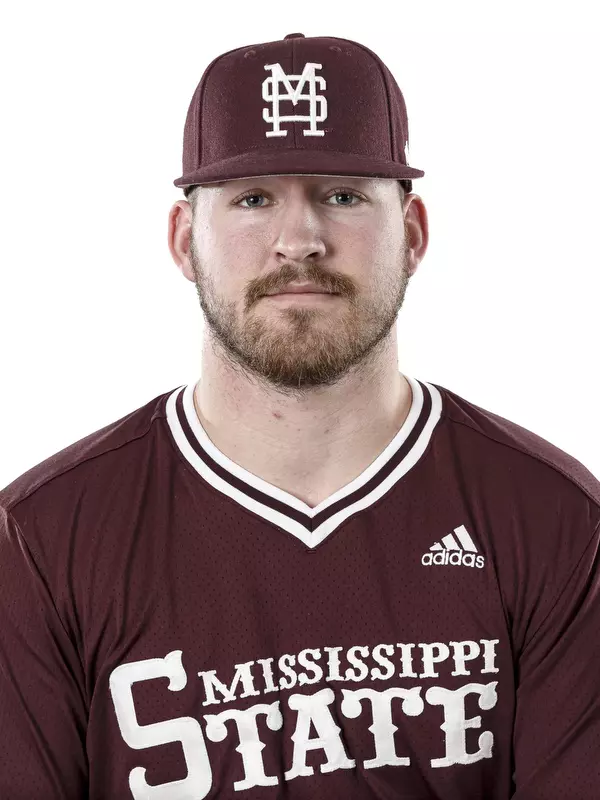 STARKVILLE, MS - January 17, 2019 - Mississippi State Pitcher Riley Self (#14) headshot taken at Mississippi State University in Starkville, MS. Photo By Kelly Donoho