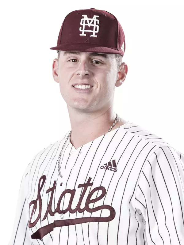 STARKVILLE, MS - October 21, 2019 - Mississippi State Pitcher Jared Shemper (#30) headshot taken at the Holliman Athletic Center at Mississippi State University in Starkville, MS. Photo By Aaron Cornia