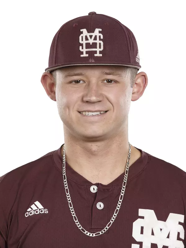 STARKVILLE, MS - November 14, 2017 - Mississippi State Catcher Dustin Skelton (#8) headshot taken at Mississippi State University in Starkville, MS. Photo By Kelly Price