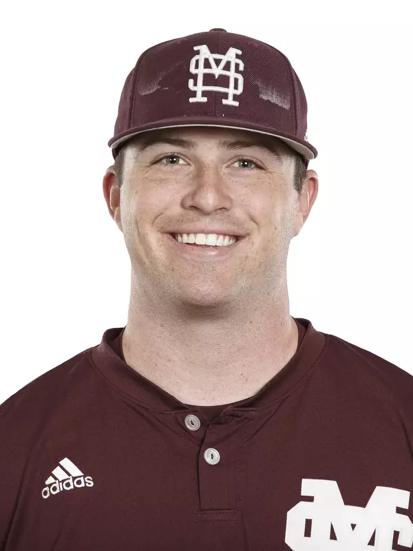 STARKVILLE, MS - November 15, 2017 - Mississippi State Pitcher Blake Smith (#42) headshot taken at Mississippi State University in Starkville, MS. Photo By Kelly Price