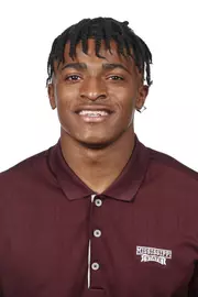 STARKVILLE, MS - June 19, 2019 - Mississippi State Defensive Back Maurice Smitherman (#8) headshot taken at Mississippi State University in Starkville, MS. Photo By Aaron Cornia