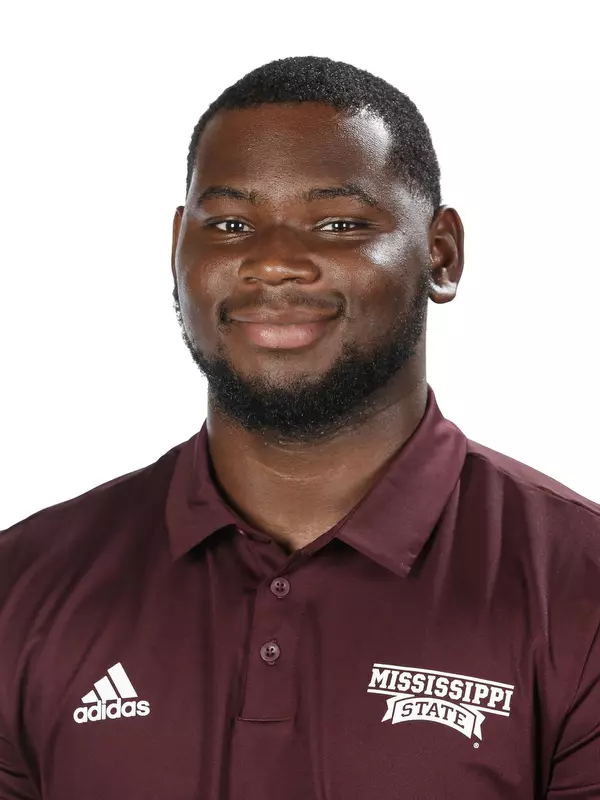 STARKVILLE, MS - June 19, 2019 - Mississippi State Defensive Lineman Marquiss Spencer (#42) headshot taken at Mississippi State University in Starkville, MS. Photo By Kelly Donoho