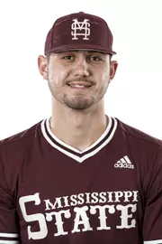 STARKVILLE, MS - January 17, 2019 - Mississippi State Pitcher Tyler Spring (#39) headshot taken at Mississippi State University in Starkville, MS. Photo By Trevor Birchett