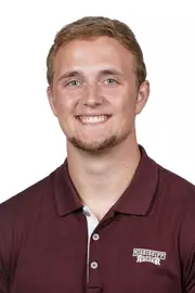 STARKVILLE, MS - June 19, 2019 - Mississippi State Quarterback Tommy Stevens (#7) headshot taken at Mississippi State University in Starkville, MS. Photo By Aaron Cornia