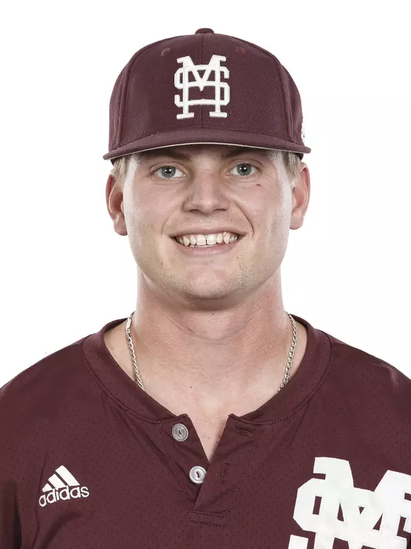 STARKVILLE, MS - November 15, 2017 - Mississippi State Infielder Hunter Stovall (#13) headshot taken at Mississippi State University in Starkville, MS. Photo By Kelly Price