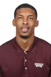 STARKVILLE, MS - June 19, 2019 - Mississippi State Quarterback Keytaon Thompson (#10) headshot taken at Mississippi State University in Starkville, MS. Photo By Aaron Cornia