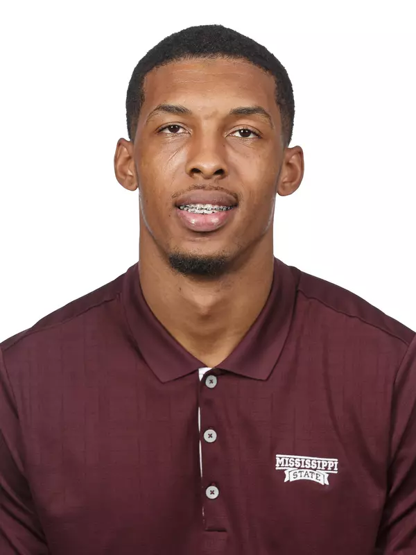 STARKVILLE, MS - June 19, 2019 - Mississippi State Quarterback Keytaon Thompson (#10) headshot taken at Mississippi State University in Starkville, MS. Photo By Aaron Cornia