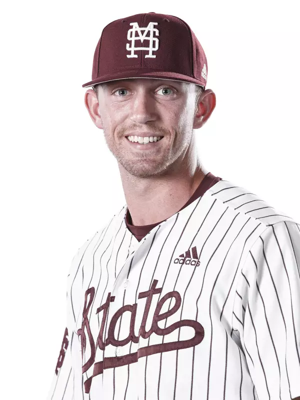 STARKVILLE, MS - October 22, 2019 - Mississippi State Infielder Jordan Westburg (#11) headshot taken at the Holliman Athletic Center at Mississippi State University in Starkville, MS. Photo By Aaron Cornia