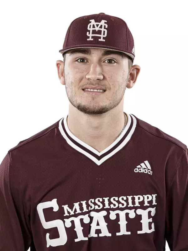 STARKVILLE, MS - January 17, 2019 - Mississippi State Pitcher Colby White (#41) headshot taken at Mississippi State University in Starkville, MS. Photo By Kelly Donoho