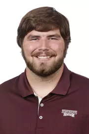 STARKVILLE, MS - June 19, 2019 - Mississippi State Offensive Lineman Evans Wilkerson (#79) headshot taken at Mississippi State University in Starkville, MS. Photo By Aaron Cornia