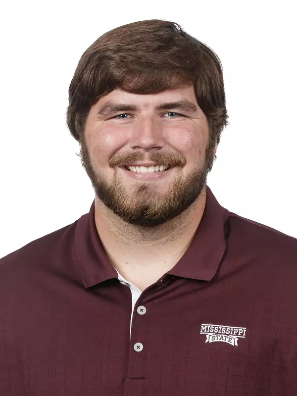STARKVILLE, MS - June 19, 2019 - Mississippi State Offensive Lineman Evans Wilkerson (#79) headshot taken at Mississippi State University in Starkville, MS. Photo By Aaron Cornia