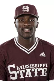 STARKVILLE, MS - January 17, 2019 - Mississippi State Outfielder Baisel Williams (#35) headshot taken at Mississippi State University in Starkville, MS. Photo By Kelly Donoho