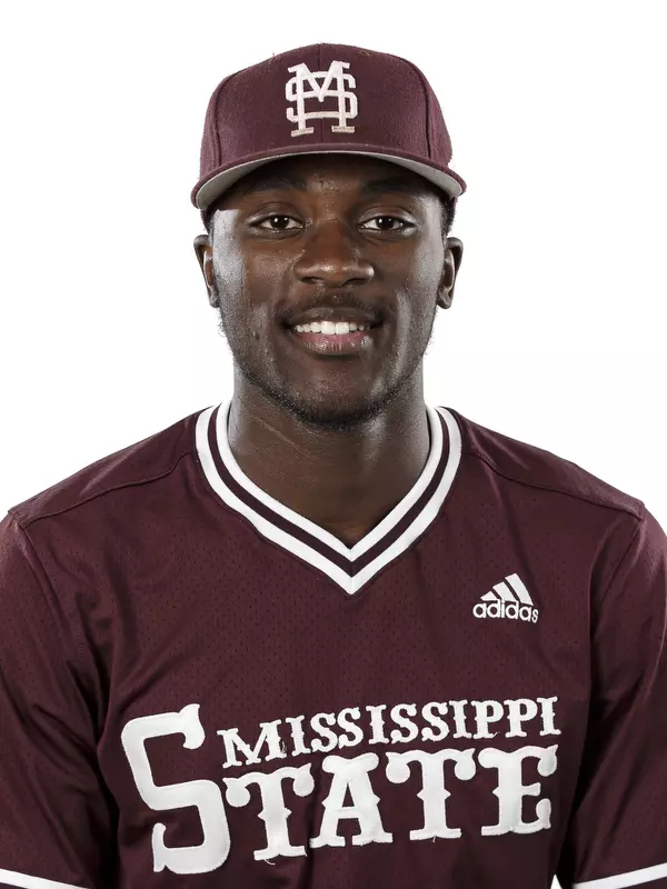 STARKVILLE, MS - January 17, 2019 - Mississippi State Outfielder Baisel Williams (#35) headshot taken at Mississippi State University in Starkville, MS. Photo By Kelly Donoho