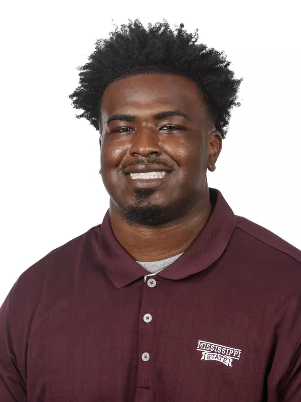 STARKVILLE, MS - June 19, 2019 - Mississippi State Offensive Lineman Darryl Williams (#73) headshot taken at Mississippi State University in Starkville, MS. Photo By Aaron Cornia