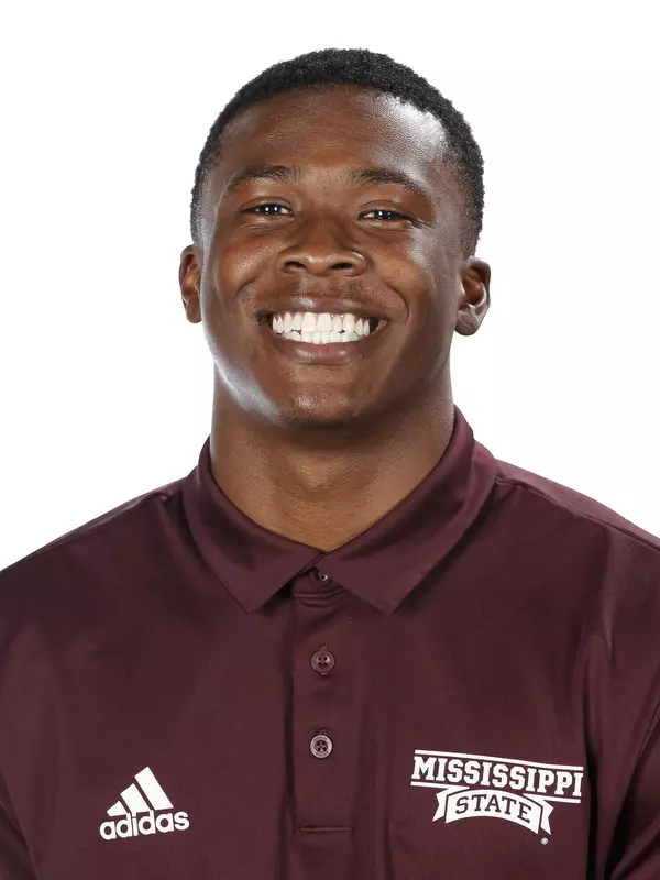 STARKVILLE, MS - June 19, 2019 - Mississippi State Wide Receiver Isaiah Zuber (#12) headshot taken at Mississippi State University in Starkville, MS. Photo By Kelly Donoho