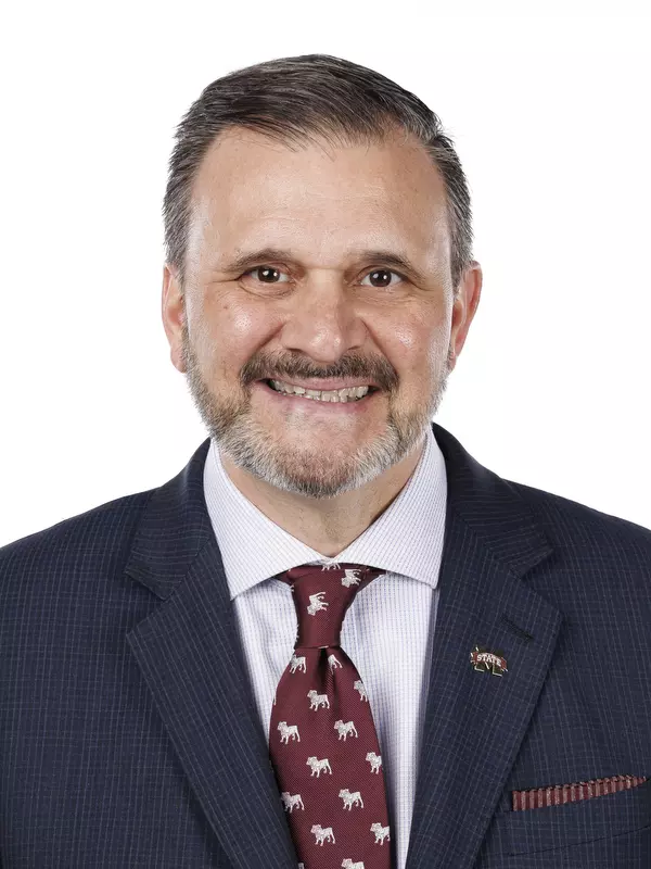 STARKVILLE, MS - March 23, 2022 - Mississippi State Men’s Basketball Head Coach Chris Jans headshot taken during a photoshoot at the Holliman Athletic Center at Mississippi State University in Starkville, MS. Photo By Austin Perryman