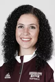 STARKVILLE, MS - September 27, 2017 - Mississippi State Infielder/Catcher Calyn Adams (#24) headshot taken at Mississippi State University in Starkville, MS. Photo By Kelly Price