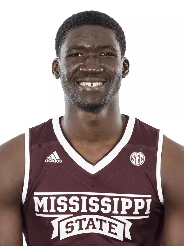 STARKVILLE, MS - September 05, 2018 - Mississippi State Forward Abdul Ado (#24) headshot taken at Mississippi State University in Starkville, MS. Photo By Kelly Donoho