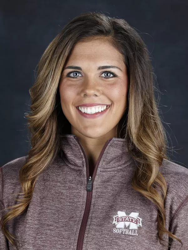 STARKVILLE, MS - September 28, 2016 - Mississippi State Catcher/Utility Katie Anne Bailey (#3) headshot taken at the Shira Complex at Mississippi State University in Starkville, MS. Photo By Kelly Price