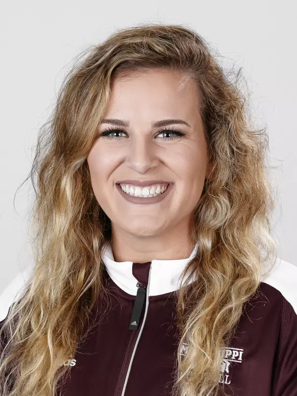 STARKVILLE, MS - September 27, 2017 - Mississippi State Infielder Morgan Bell (#19) headshot taken at Mississippi State University in Starkville, MS. Photo By Kelly Price