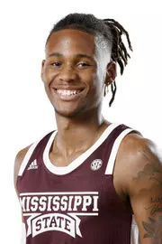 STARKVILLE, MS - October 10, 2019 - Mississippi State Guard Devin Butts (#4) headshot taken at the Humphrey Coliseum at Mississippi State University in Starkville, MS. Photo By Aaron Cornia
