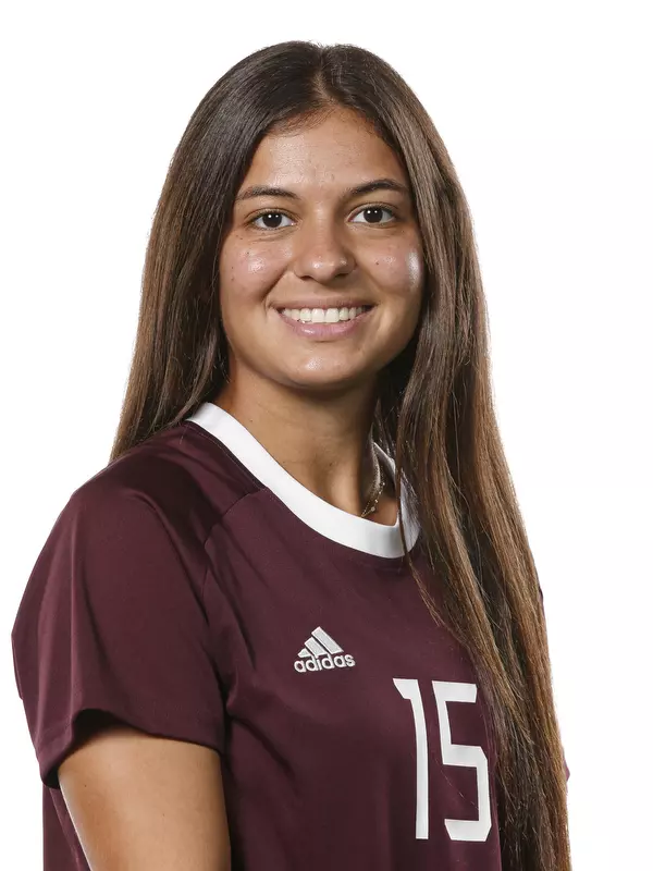 STARKVILLE, MS - July 11, 2019 - Mississippi State Defenseman Miranda Carrasco (#15) headshot taken at Mississippi State University in Starkville, MS. Photo By Aaron Cornia