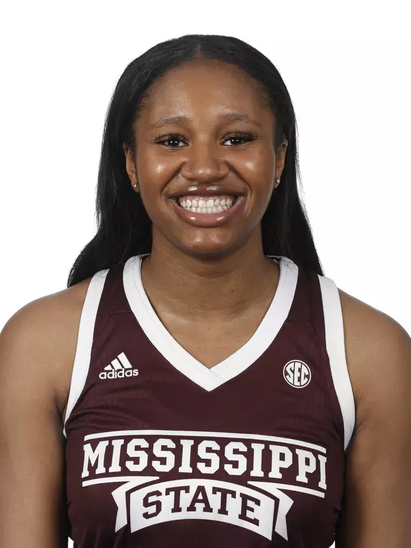 STARKVILLE, MS - JUNE 19, 2019 - Mississippi State Forward/Center Sidney Cooks (#14) headshot in Starkville, MS. Photo By Aaron Cornia
