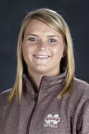 STARKVILLE, MS - September 28, 2016 - Mississippi State Catcher Madison Cousineau (#44) headshot taken at the Shira Complex at Mississippi State University in Starkville, MS. Photo By Kelly Price
