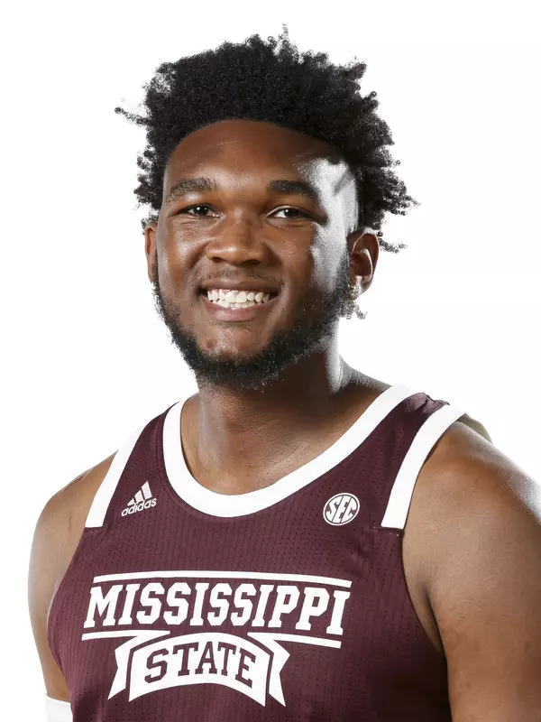 STARKVILLE, MS - October 10, 2019 - Mississippi State Center EJ Datcher (#45) headshot taken at the Humphrey Coliseum at Mississippi State University in Starkville, MS. Photo By Aaron Cornia