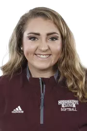 STARKVILLE, MS - September 10, 2018 - Mississippi State Infielder Montana Davidson (#32) headshot taken at Mississippi State University in Starkville, MS. Photo By Kelly Donoho